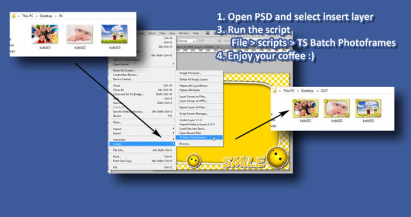 Photoshop Script Batch Photoframes