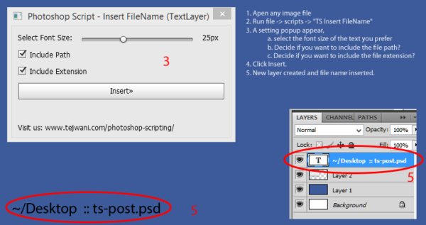 Insert Current Filename (Photoshop Script)